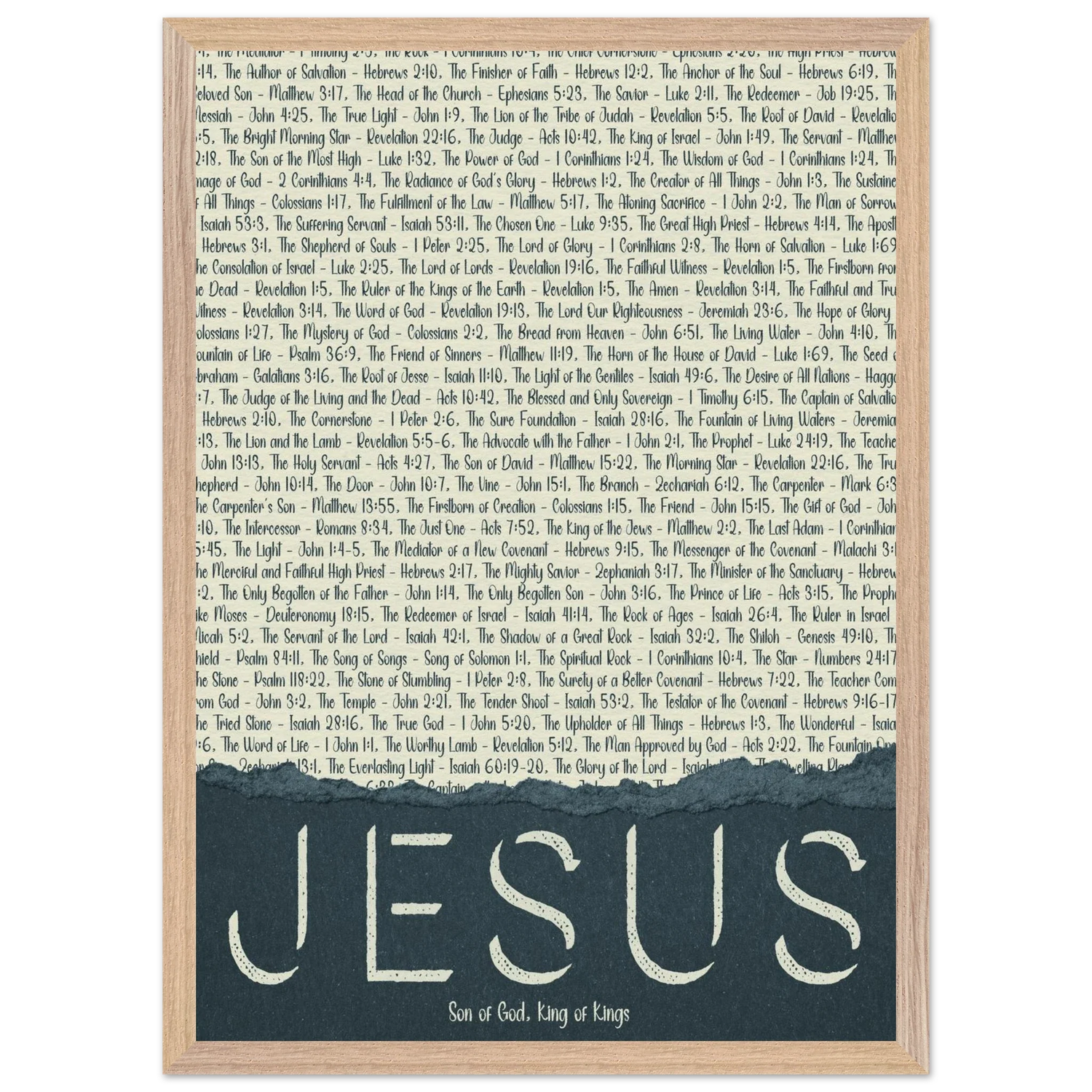 Jesus — Son of God, King of Kings